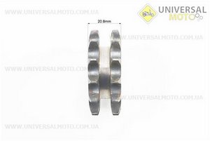 Зірка двухрядна 428-13T-2 d = 18мм. TATA (Запчастини на мототрактор / UM6081-V23)