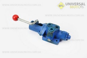 Розподільник гідравлічний 1-секційний з плаваючим режимом, Під штуцер М18. Китай (Запчастини на мототрактор / UM6081-V52)