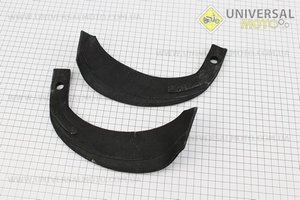 Нож для фрезы (правый + левый), комплект 2 штуки, длинной 220мм. Китай (Мототрактор / UM6081-V66)