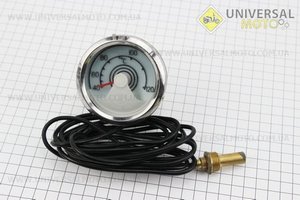 Покажчик температури 0-120 С, з датчиком L = 2,7m Тип №1. Китай (Запчастини на мототрактор / UM6081-V92)