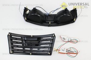 Фара в зборі + повороти + решітка радіатора ZUBR - Z-250. Viper (Запчастини на мототрактор / UM6082-V63)