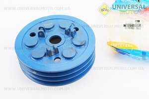 Зчеплення - Шків кошика (три пази). TATA (Запчастини на мототрактор / UM6083-V30)