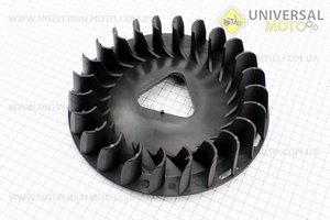 Крыльчатка охлаждения обмоток статора (вентилятор) диаметром 215мм 5-6кВт. Китай (Генератор / UM6090-V56)