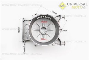 Крышка генератора задняя под диаметр подшипника 35мм 0,8кВт (ET-950). Китай (Генератор / UM6090-V70)