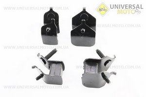 Амортизатор + шпилька 10мм (узкий + широкий), комплект 2 штуки 4-6кВт. Китай (Генератор / UM6090-V88)