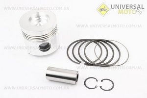 Поршневий комплект (поршень, кільця, палець) ZS1100 100мм STD (форкамера "Конус"). Китай (Запчастини на мінітрактор з двигуном ZS1100 / UM6100-V49)