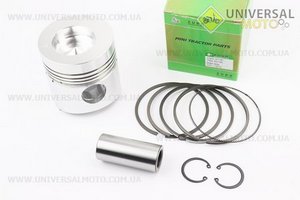 Поршневий комплект (поршень, кільця, палець) ZS1100 100мм STD (форкамера "Конус"). Viper (Запчастини на мінітрактор з двигуном ZS1100 / UM6100-V84)