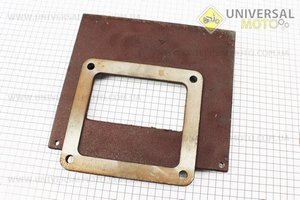 Пластина кріплення радіатора чавунна ZS1100/ZH1105. Viper (Запчастини на мінітрактор з двигуном ZS1100 / UM6101-V15)