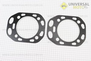 Прокладка головки циліндра ZS1100-100мм, комплект 2 штуки, Тип №2. Viper (Запчастини на мінітрактор з двигуном ZS1100 / UM6101-V30)