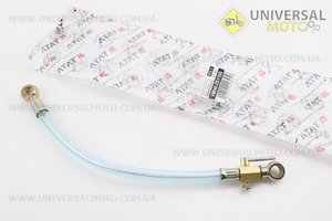 Трубка - паливний шланг L=310мм + кран ZS1100. TATA (Запчастини на мінітрактор з двигуном ZS1100 / UM6101-V39)