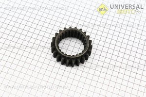 Шестерня 1 передачі проміжного валу КПП Z = 22/24 DongFeng 354/404 (300.37.137-1). Китай (Запчастини на мінітрактор Донг Фенг / UM6152-V20)