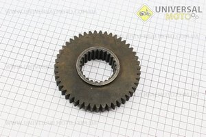 Шестерня постійного зачеплення проміжного валу КПП Z = 24/47 DongFeng 354/404 (300.37.146-1). Китай (Запчастини на мінітрактор Донг Фенг / UM6152-V31)