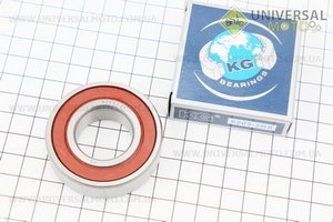 Подшипник шариковый 6205-2RS (25x52x15), ИНДИЯ. KG (Минитрактор DongFeng / UM6153-V12)