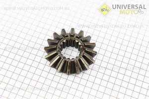 Шестерня диференціалу заднього мосту Z = 16 DongFeng 240/244 (200.38.120). Китай (Запчастини на мінітрактор Донг Фенг / UM6153-V19)