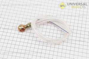 Паливопровід L=420мм (бак-фільтр). Китай (Запчастини на трактора з двигуном DL190-12 / UM6160-V62)