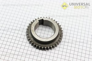 Шестерня 2 передачі Z = 38 Foton 244, ДТЗ 244, Jinma 244/264. Китай (Запчастини на мінітрактор Foton / UM6170-V89)
