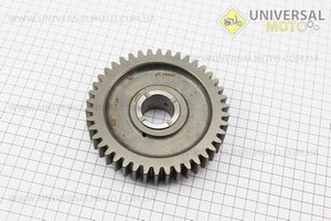 Шестерня відома валу відбору потужності Z = 32/42 Foton 244, ДТЗ 244, Jinma 244/264. Китай (Запчастини на мінітрактор Foton / UM6170-V95)