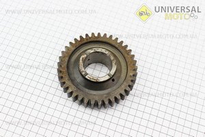 Шестерня відома валу відбору потужності Z = 32/37 Foton 244, Jinma 244/264. Китай (Запчастини на мінітрактор Foton / UM6170-V96)