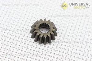 Шестерня переднього мосту коса Z = 15/18 Foton 244, ДТЗ 244, Jinma 244/264. Китай (Запчастини на мінітрактор Foton / UM6171-V04)