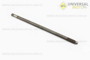 Вал сцепления длинной 532мм, Z=15/15 Foton 354/404 (FT400.37B.201). Китай (Минитрактор Foton и Минитрактор Jinma / UM6171-V24)