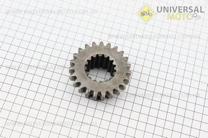Шестерня 1 и 2 передачи ведомая Z=23/17/16 Foton 244 (TE 300.371-05). Китай (Минитрактор Foton и Минитрактор Jinma / UM6171-V76)