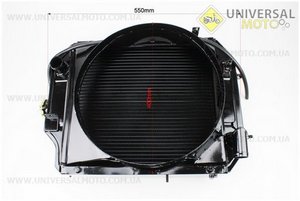 Радіатор L-400; H-550; W-200мм Foton 244, Jinma 244 (TE250.13B.1). Китай (Запчастини на мінітрактор Foton / UM6172-V41)