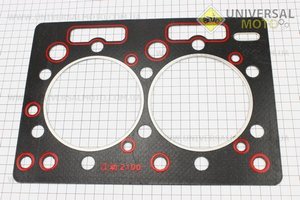 Прокладка головки циліндра під поршень d-100мм TY2100 Xingtai 244 (TY2100.2-16). Китай (Запчастини на мінітрактор Xingtai / UM6182-V64)
