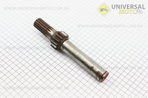 Вал відбору потужності L = 195мм, Z = 15/14 Jinma 200/204/240/244 (184II.37.340). Китай (Запчастини на мінітрактор Jinma / UM6200-V13)