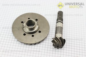 Шестерні конічні переднього мосту, що веде Z = 8/15 + відома Z = 30 комплект Jinma 244. Китай (Запчастини на мінітрактор Jinma / UM6200-V49)