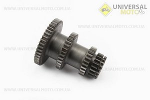 Шестерня 1 і 3 передачі КПП L = 147мм, Z = 20/26/34/44 Jinma 200/204/240/244 (160.37.106-1). Китай (Запчастини на мінітрактор Jinma / UM6201-V35)