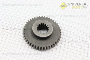 Шестерня валу відбору потужності рухлива D = 114,5мм, Z = 16/44/19 Jinma 200/204/240/244 (184.37.318-1). Китай (Запчастини на мінітрактор Jinma / UM6201-V45)