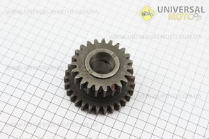 Шестерня задньої передачі КПП Z = 23/29 Jinma 200/204/240/244 (160.37.108). Китай (Запчастини на мінітрактор Jinma / UM6201-V50)