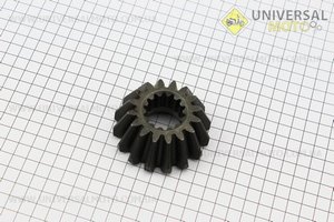 Шестерня коническая горизонтального вала переднего моста Z=16 Jinma 200/204/240/244 (184.31.102). Китай (Минитрактор Jinma / UM6201-V56)