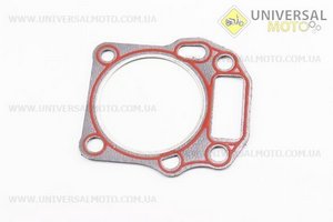 Прокладка головки циліндра 1P65F-65мм, (пароніт, червона нитка). Китай (Запчастини до двигуна D1P65F / UM6210-V27)