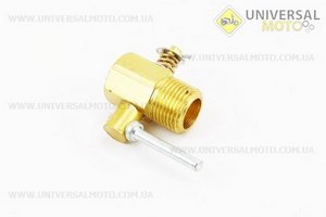 Кран зливу охолоджувальної рідини R190N / 195NM / ZS1100 Тип №2. Китай (Запчастини на мотоблок з двигуном 190 и 195N / UM6240-V68)