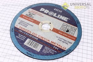 Круг отрезной по металу 180*2,5*22A30S PROLINE