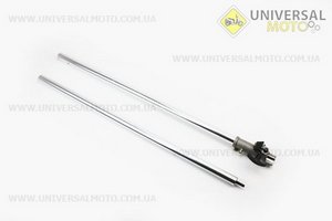 Вал приводний "розбірні" (шток, штанга) ø8мм 9 шліців в зборі з трубою Ø26мм L = 1520мм. Китай (Запчастини для триммера / UM2028-V38)