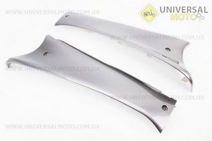 Пластик - нижній бічній лівий + правий комплект 2шт, СІРИЙ. Китай (Запчастини на скутер Viper Storm / UM3172-V36)
