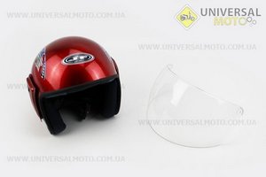 Шлем открытый HK-215 - Красный. Китай (Шлем / UM3305-V31)