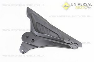Loncin- LX300-6H 300AC пластик - бічний середній лівий, ЧОРНИЙ матовий. Китай (Запчастини на мотоцикл Loncin / UM5073-V40)