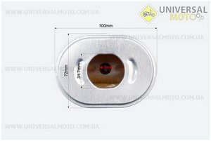 Фільтр повітряний - елемент (паперовий 100х72х68мм) 168F/170F. Китай (Запчастини на мотоблок з двигуном 168F / UM6011-V60)