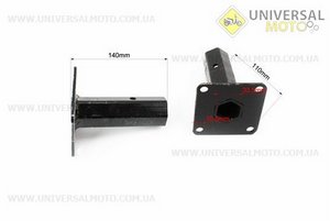 Маточина колеса на вал 32мм, 14см, 4 отвориx110мм комплект 2шт. Китай (Запчастини на мотоблок з двигуном 178 и 186F / UM6022-V19)