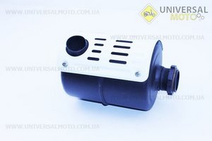 Глушник R195NM (без коліна). Viper (Запчастини на мотоблок з двигуном 190 и 195N / UM6040-V14)