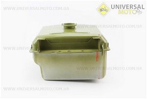 Бак топливный R195NM, 280x225x170мм, выст. горловина, отверстие под кран топливный + фара. Китай (Мотоблочный двигатель 190/195N / UM6042-V17)