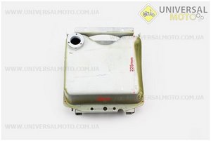 Бак топливный R195NM, 280x225x170мм, выст. горловина, отверстие под кран топливный + фара. Китай (Мотоблочный двигатель 190/195N / UM6042-V17)