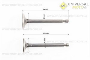 Клапан впускний, випускний комплект 2шт 173F / 177F. Китай (Запчастини на мотоблок з двигуном 177F и 188F / UM6070-V07)